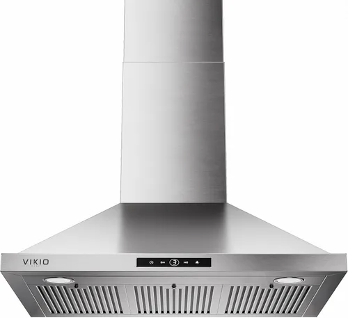 Miniatura 11 de Campana de cocina de montaje en pared de 30 pulgadas, 580 CFM, campana de ventilación de cocina de acero inoxidable conductible/sin conductos Acero