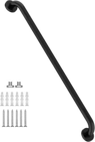 Miniatura 63 de Barra de agarre antideslizante para ducha de 24 pulgadas, acabado blanco frotado con aceite, diámetro de 1.25", Barra de agarre para baño Munzong