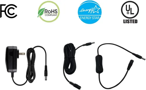 Miniatura 3 de MyVolts 9V Power Supply Adaptor Compatible with Casio CTK-2500 Keyboard - US Plug - with Extension and Inline Switch