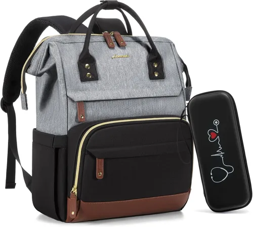 Miniatura 25 de LOVEVOOK Mochila para laptop para mujer, 15,6 pulg.