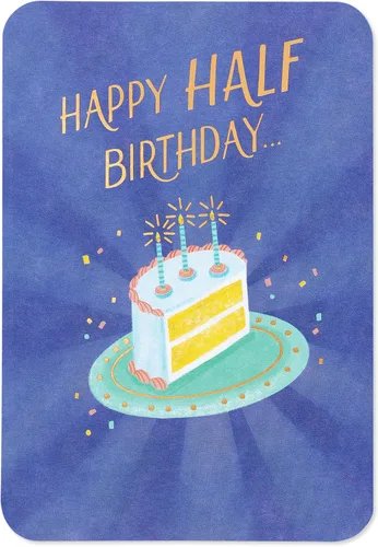 Miniatura 4 de American Greetings Tarjeta de medio cumpleaños (A Whole Lot)