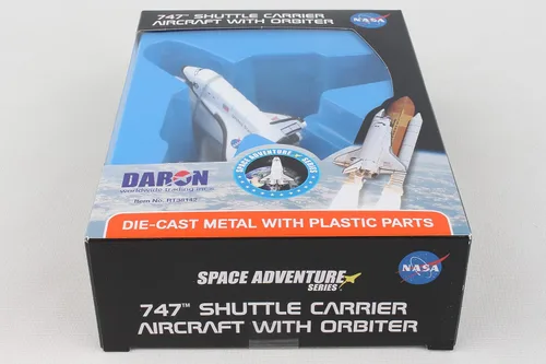 Miniatura 2 de Daron Space Mission - Juego de juguetes Boeing 747 y transbordador espacial, auténticas representaciones de naves espaciales, juegos empaquetados