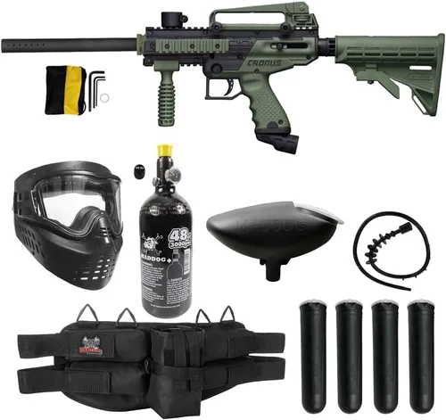Miniatura 10 de Maddog Tippmann Cronus - Marcador táctico de paintball plateado