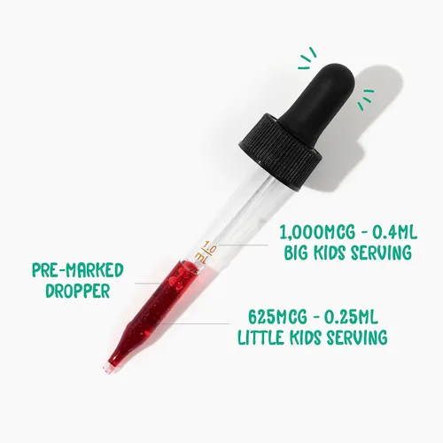 Miniatura 3 de Vimergy Kids USDA Organic Liquid B12 - Promueve el desarrollo físico y la función cognitiva* - Apoyo inmunológico de absorción rápida* - Vegano, sin