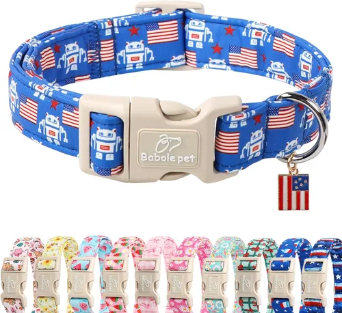 Miniatura 17 de Collar de otoño para perro, lindo collar de cachorro con hojas de otoño, ligero, cómodo, ajustable, para mascotas pequeñas, medianas y grandes