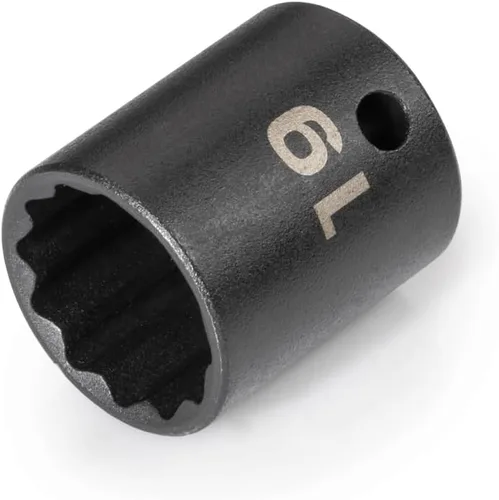 Miniatura 54 de TEKTON Accionamiento de 3/8 pulgadas x 1 pulgada Zócalo de impacto de 12 puntos poco profundo SID12225