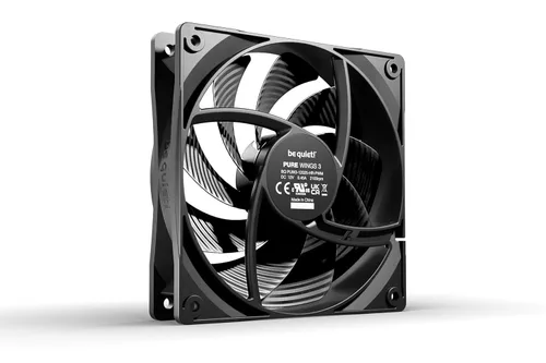 Miniatura 2 de be quiet! Pure Wings 3 Ventilador de caja de alta velocidad PWM de 4.724 in Motor de bucle cerrado con regulación de velocidad Presión de aire