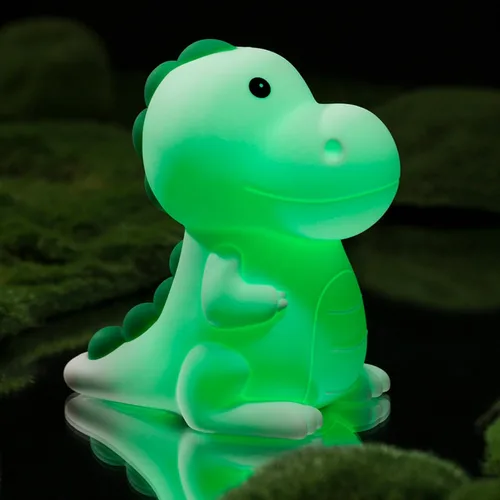 Miniatura 10 de Luz nocturna para niños, lámpara de rana con bonitas calcomanías de rana, lámpara de noche para dormitorio, luz nocturna para bebé, niña, niño
