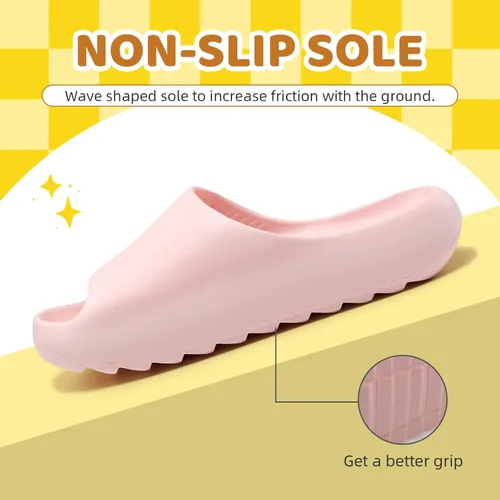 Miniatura 24 de Sandalias acolchadas para mujeres, hombres y niños, cómodas, antideslizantes, suaves, impermeables, para baño, ducha, sandalias acolchadas de suela