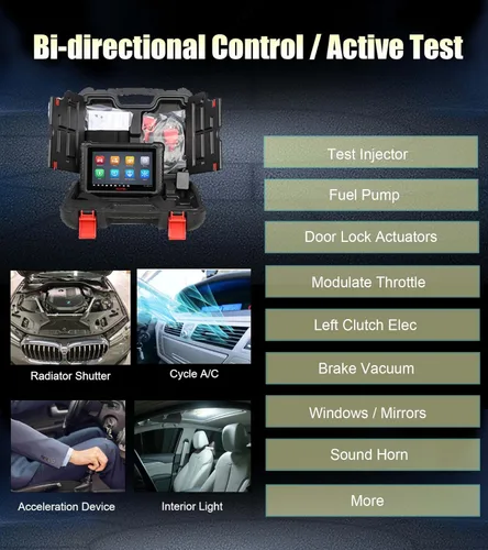 Miniatura 4 de Autel MaxiCheck MX900 con MV108 Bidireccional OBD2 escáner actualizado de MK900 MK808 MK808S MK808BT Android 11, 40+ funciones de servicio 8