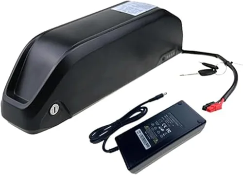 BAFANG Batería de bicicleta eléctrica 48V 52V 13Ah 17.5Ah 20Ah Ebike Batería de iones de litio con cargador y llave para motor de 500W 750W 1000W
