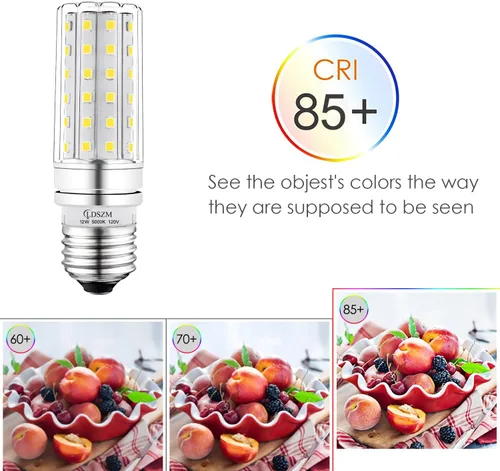 Miniatura 4 de Bombilla LED equivalente a 100 W, 1200 lúmenes, 5000 K, luz blanca fría, 12 W, bombilla LED súper brillante, base E26, no regulable, bombillas