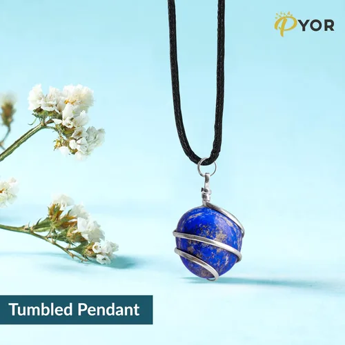 Miniatura 73 de PYOR Collar con colgante curativo de Reiki de cristal, gemas de buena suerte, prosperidad, riqueza, piedras preciosas naturales, collares de buena