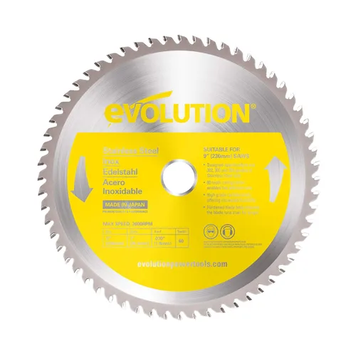 Miniatura 5 de Evolution 14BLADESS Cuchilla de acero inoxidable de 90 dientes de 14" Cuchilla de sierra TCT para Evolution S14CPS, S15CPS, S355MCS, S355CPSL