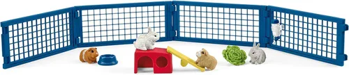 Miniatura 2 de Schleich Farm World, juguetes de animales para niños, juego de juguetes de conejo y conejillo de indias con conejillo de 14 piezas, a partir de 3