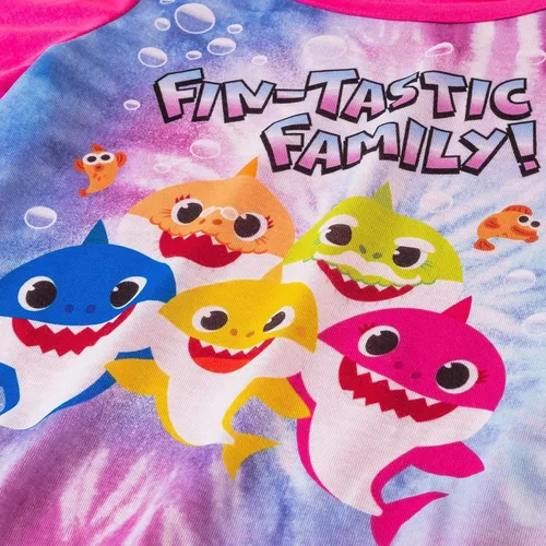 Miniatura 2 de Conjunto de pijama FIN-TASTIC FAMILY de 3 piezas para niñas