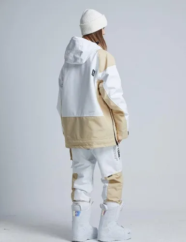 Miniatura 39 de RIUIYELE Traje de esquí para mujer, chaqueta y pantalones de snowboard para deportes al aire libre, traje de nieve con aislamiento impermeable