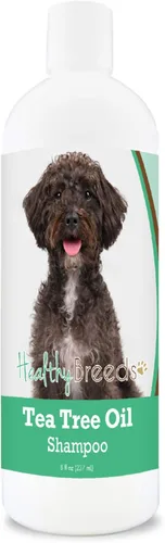 Miniatura 143 de Healthy Breeds Doberman Pinscher Champú de aceite de árbol de té, formulado para piel seca e irritada, reduce la caspa, aroma a gaulteria, 8 onzas