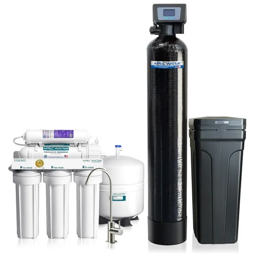 APEC WH-SOFTENER-30-FG Sistema de ósmosis inversa + paquete de ahorro de suavizador de agua | Sistema de ósmosis inversa mineral alcalino de nivel