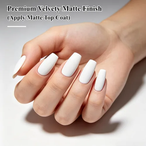 Miniatura 5 de YTD Likomey Esmalte de uñas de gel blanco, 0.5 onzas líquidas, manicura y pedicura para manicura y pedicura de verano, esmalte de color UV, 0.5