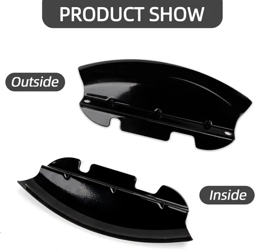 Miniatura 5 de psler - Deflector de viento de árbol triple inferior, cubierta de horquilla delantera para motocicleta Touring Electra Street Road Glide Road King