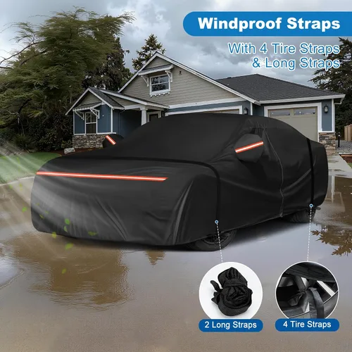 Miniatura 4 de QUNSUNUS Funda impermeable para auto para BMW M4/ Serie 4 420i 428i 430i 435i 440i/4 Coupe 2014-2024, cubierta exterior completa para todo clima