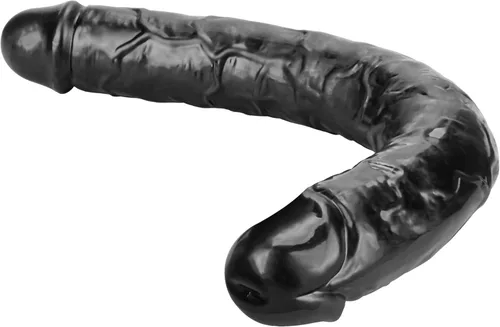 Miniatura 2 de Consoladro doble de 15 * 1.7 pulgadas de Seiecft, consolador anal realista de gel de cristal, pene largo y suave con venas y glande, juguetes