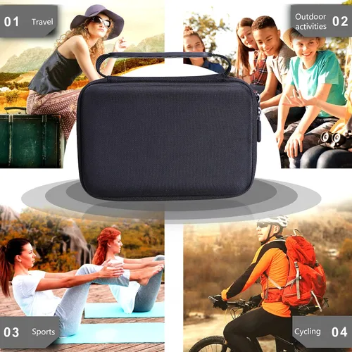 Miniatura 8 de L LTGEM Funda para cámara compatible con Sony ZV-1F / ZV-1 / ZV-1 II Vlog Cámara Digital, trípode, micrófono y kit de accesorios Vlogger, Negro+Gris