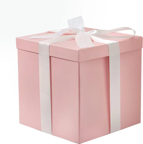 Miniatura 15 de RUSPEPA Caja de regalo mediana negra con tapas, cinta y papel de seda, caja de regalo plegable perfecta para cumpleaños, graduación, día del padre