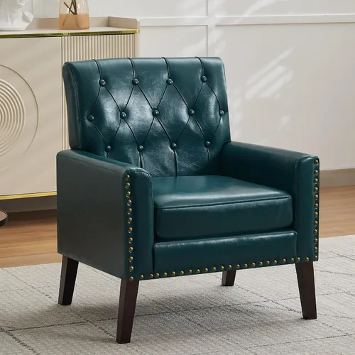 Miniatura 8 de Sillas decorativas modernas de mediados de siglo, silla de oficina de felpilla beige para recepción, silla de club tapizada para sala de estar