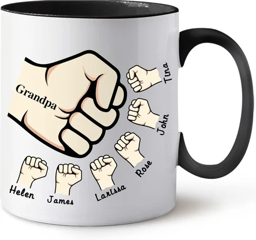 Miniatura 10 de Personalized Mug with Photo Text Picture Logo, Custom 11/15 Oz Coffee Travel Mug, Personalized Father’s Day Birthday Employee Appreciation Gifts for