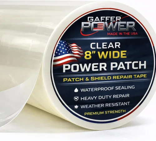 Miniatura 10 de Cinta de reparación impermeable de butilo negra fabricada en Estados Unidos Parche de techo resistente y sello de fugas Cinta sellante de butilo