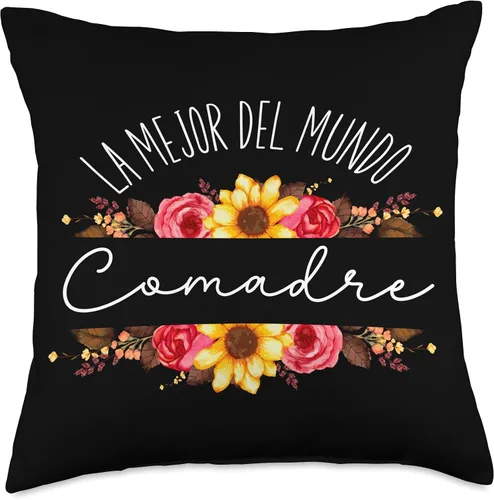 La Mejor Comadre Del Mundo Madrina Española Comadre Almohada