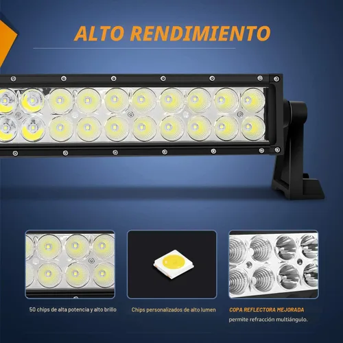 Miniatura 3 de Nilight Barra de Luz LED de 52 Pulgadas Spot Flood 2 Piezas Focos LED Spot de 18W 4 Pulgadas Soporte de Montaje del Marco del Parabrisas