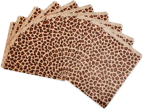 Miniatura 8 de 888 Display – 200 piezas de 8.5 x 11 pulgadas de papel de tono leopardo bolsas de regalo de compras