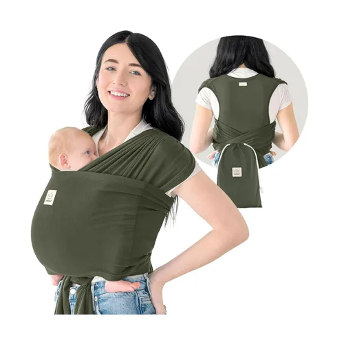 Miniatura 17 de KeaBabies Portabebés con anillo para bebé, fácil de llevar, ajustable D-Lite portabebés recién nacido a niño pequeño, camisa de transporte