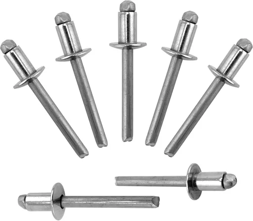 Miniatura 18 de ALLCLEAN 50 piezas de remaches ciegos profesionales de acero inoxidable de 1/4" x 1/2", remaches POP de 6,4 x 12 mm, agarre y mandril de acero