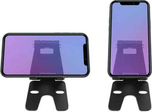Miniatura 9 de Soporte para teléfono celular, tableta, soporte totalmente plegable, soporte de muelle, organizador de montaje en cuna, estación de carga