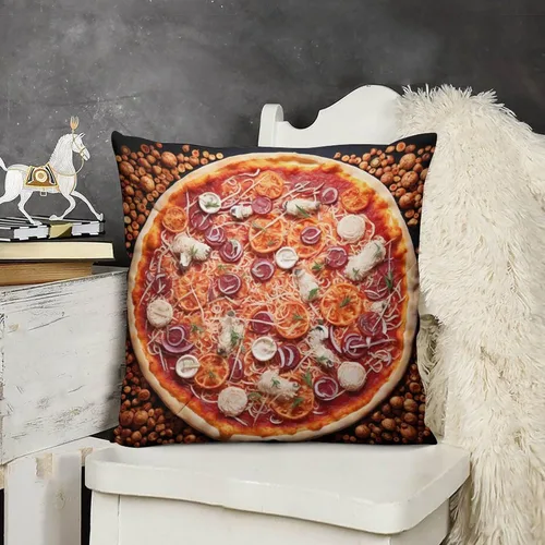 Miniatura 13 de Pots and Pans, Kitchen Clock and Cooking Art Velvet Square Decorative Throw Pillow Covers 12 "x12 Throw Pillow Covers for Outdoor Home Decor