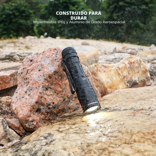 Miniatura 7 de Guardtier Linterna M70 EDC de 1100 lúmenes, luz de bolsillo recargable USB-C con clip, 5 modos de luz LED compacta para campamento, senderismo