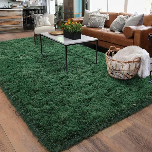 Miniatura 67 de Alfombras de Pasillo para Dormitorio 2x6 pies Alfombras de Pasillo para Pasillos Antideslizantes Suaves de Pelo Largo Alfombra de Cabecera, Alfombra