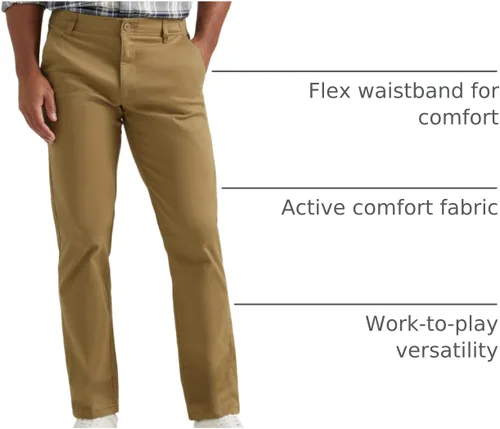 Miniatura 34 de Lee Extreme Motion Pantalón regular recto sin pliegues al frente para hombre