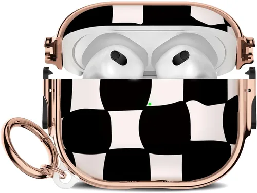 Miniatura 45 de Maxjoy para Funda Linda de AirPods 2 (2019) con Bloqueo de Seguridad, Compatible con Funda de AirPod de 2ª Generación de Mármol para Mujeres