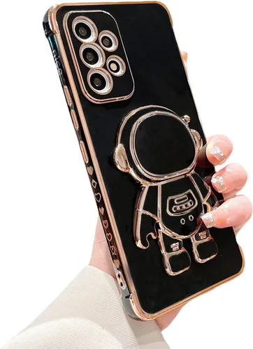 Miniatura 67 de phylla Funda de teléfono para Samsung Galaxy S22 Ultra de 6.8 pulgadas, funda de teléfono con soporte de astronauta chapado de lujo con bonito