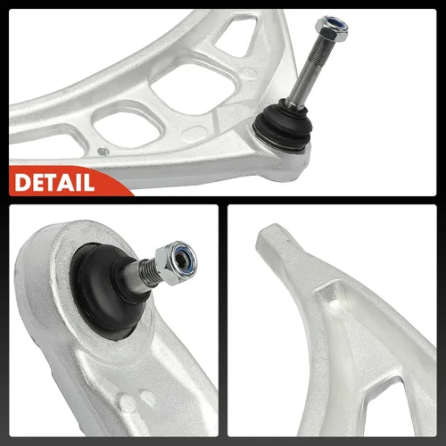 Miniatura 8 de A-Premium Juego de 4, brazo de control inferior delantero, con rótula y buje, compatible con BMW - 1999-2006 - 323i 323Ci 325i 325Ci 328i 328is 330i