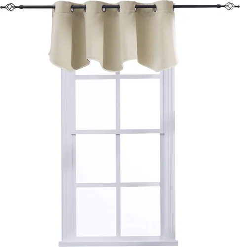 Miniatura 21 de Aquazolax Cortinas opacas de 45 pulgadas de largo, juego de 2 paneles para guardería, cortinas de tratamiento de ventanas con aislamiento térmico