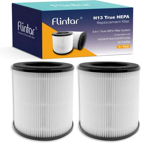 Filtro de repuesto B-D02L/M05, compatible con MOOKA M05, B-D02L; funciona para VEWIOR B-D02U y para purificador de aire Tailulu D10, juego de