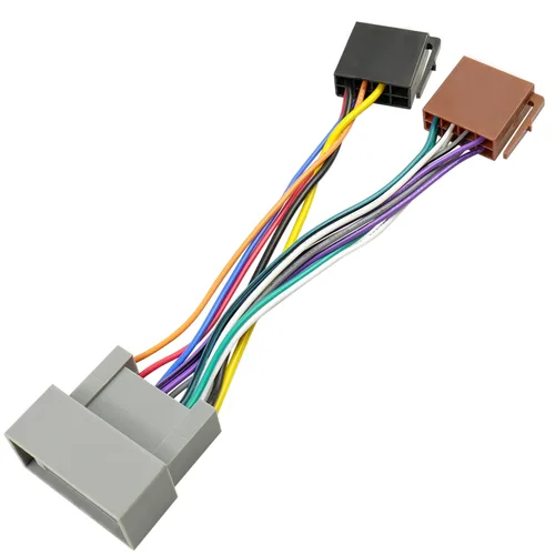 Miniatura 8 de Arnés de cableado de radio aftermarket de 20 pines, adaptador compatible con Honda Suzuki Acura ISO, conector de cable de estéreo de coche