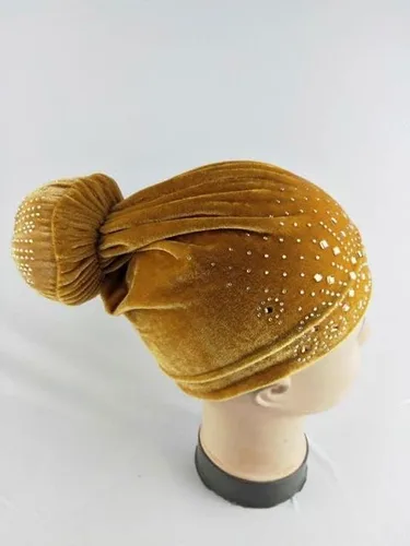 Miniatura 12 de MSBRIC - Gorros de terciopelo para mujer, color 1933