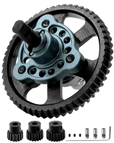 Miniatura 12 de Pieza de mejoras de engranaje recto 53T para Slash 4X4/VXL Stampede 4X4/VXL Rustler 4X4/VXL, eliminador de embrague deslizante 53T con piñones